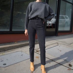 ROLLA’S Dusters Straight Leg Jean Erin Black